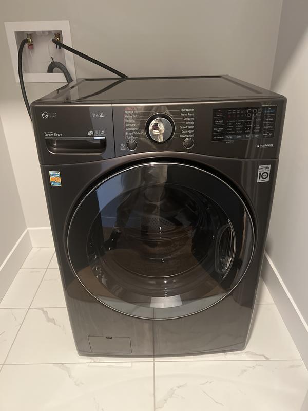  LG 4.5 cu.ft. Smart Wi-Fi Enabled All-In-One Washer/Dryer with  TurboWash® Technology : Appliances