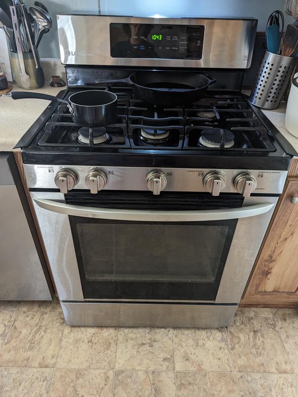 Lg lre3060st 6.3 cu ft electric single oven range with easyclean sales