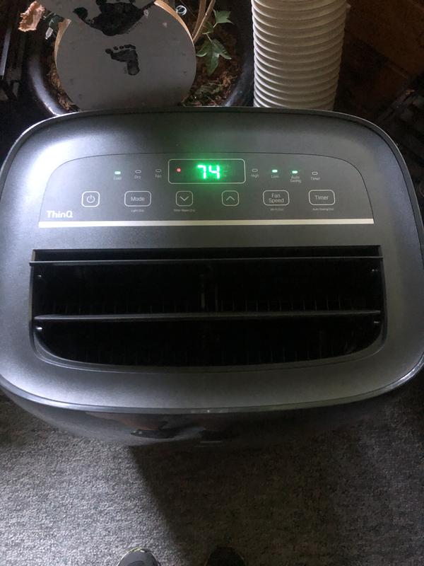 In operation (but too bad the WiFi link won’t connect to LG app)