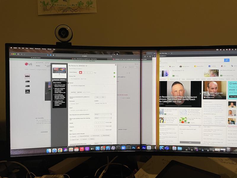 LG 38WK95C-W: 38