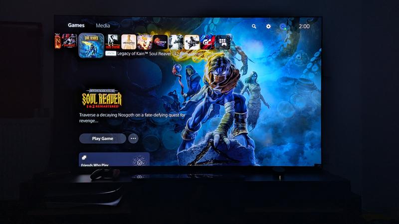 PS5 home screen looking stunning!