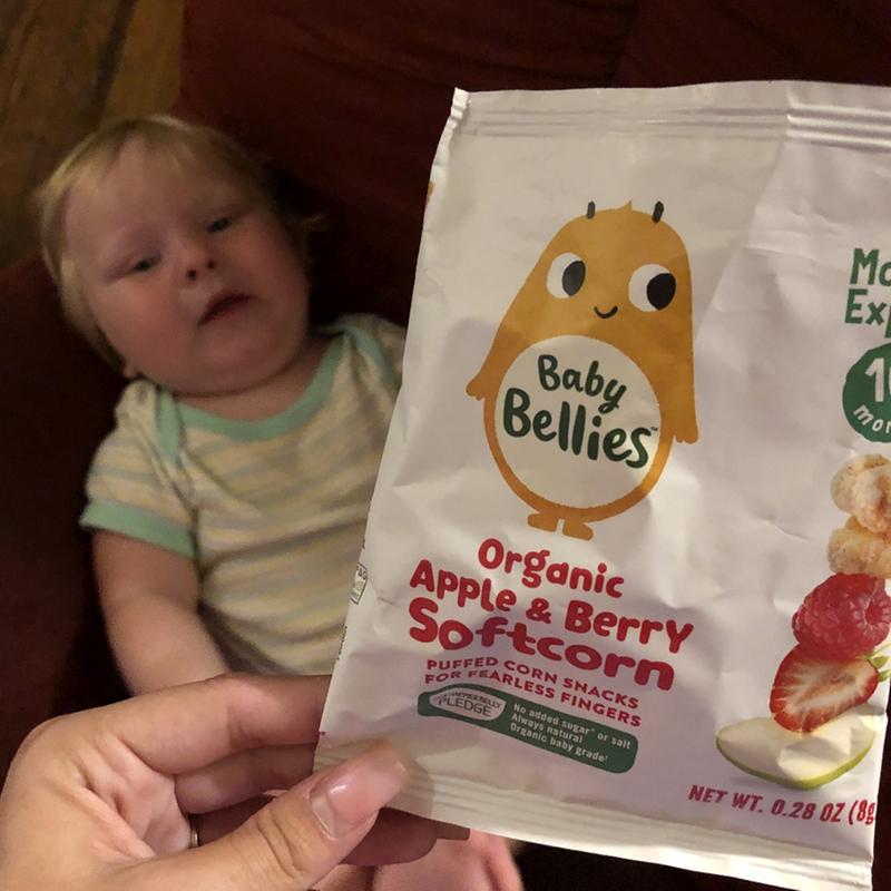 Organic Banana Softcorn Puffs for 10+ Months Baby Snacks