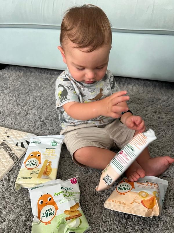Organic Apple Cinnamon Puffs for 7+ Months Baby Snacks