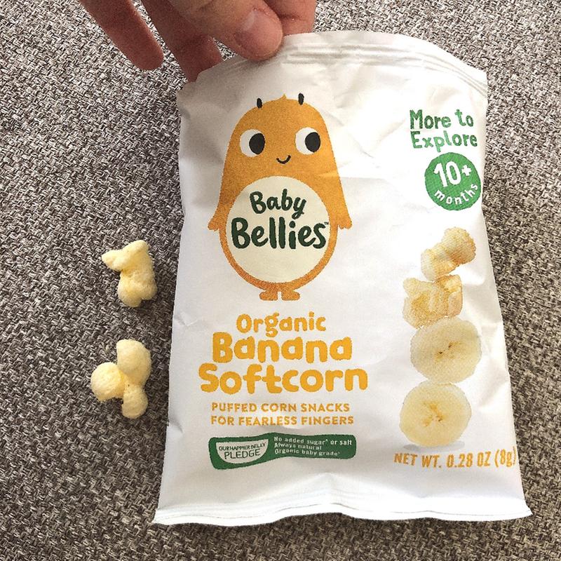 Organic Banana Softcorn Puffs for 10+ Months Baby Snacks