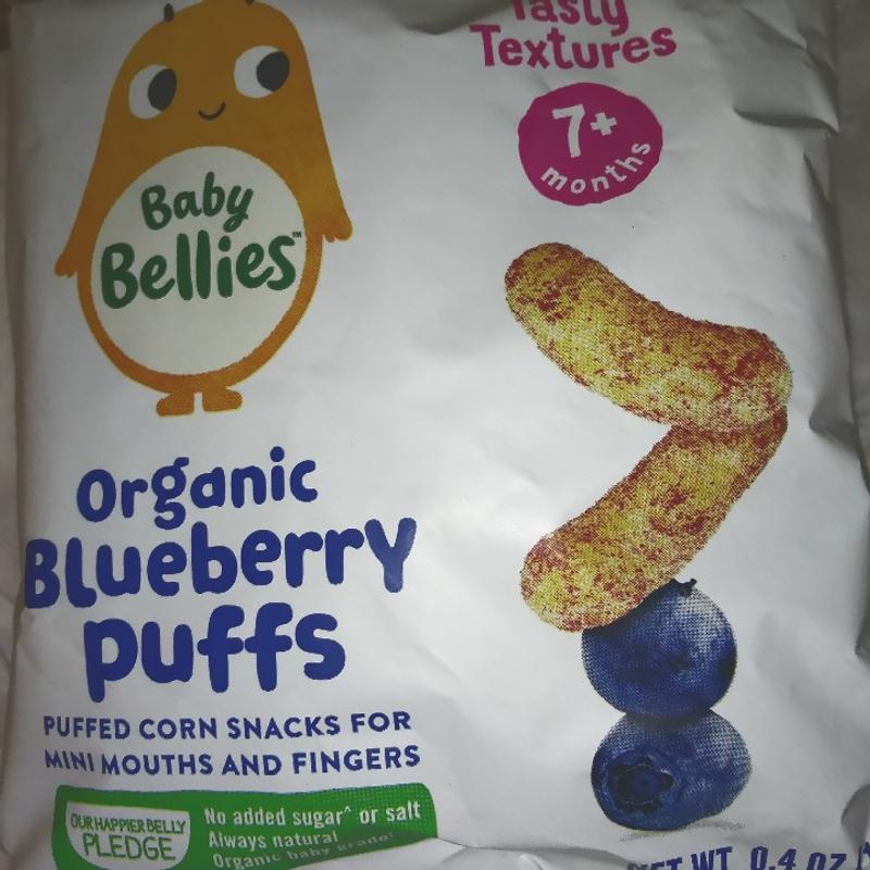 Baby bellies sales organic blueberry puffs