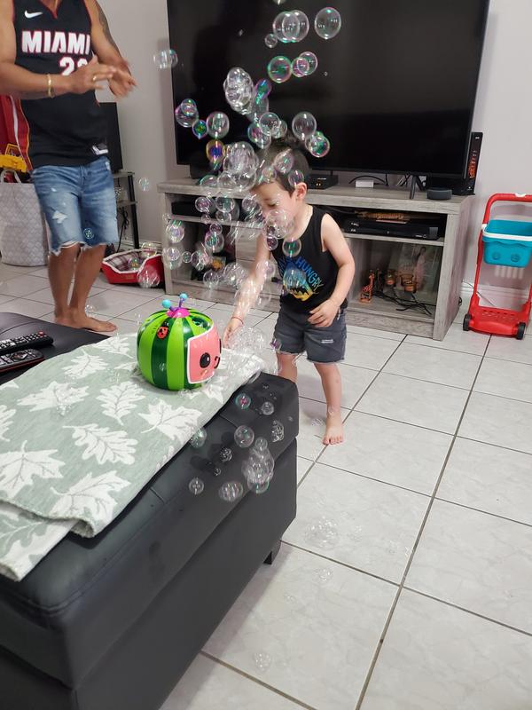 NoSpill Musical Bubble Machine in Pink/Green Customer