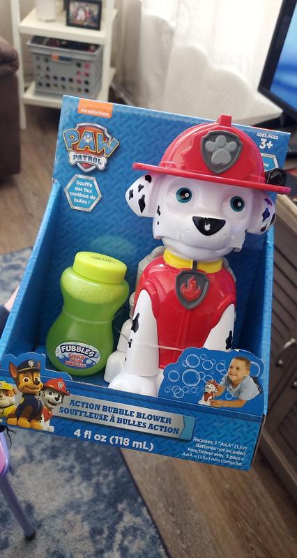 Paw Patrol Marshall Action Bubble Blower 4 FL Oz for sale online 
