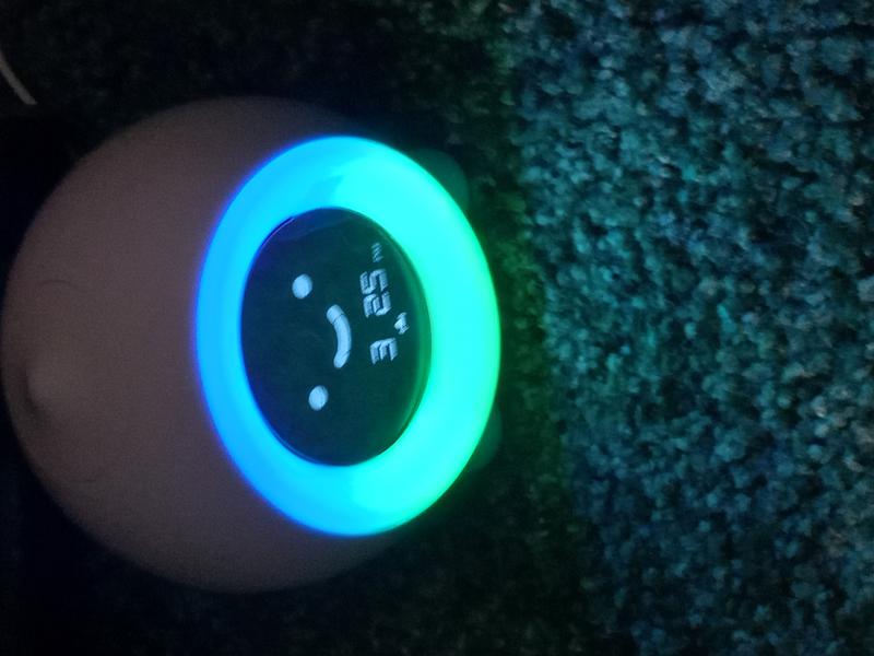 Easy to read at night.