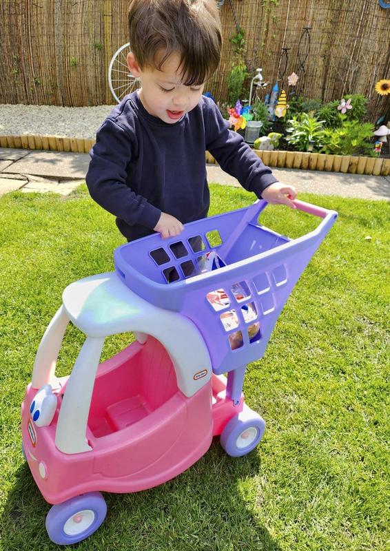 Cosy coupe cheap shopping cart pink