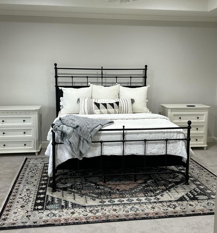 Magnolia home deals iron bed king