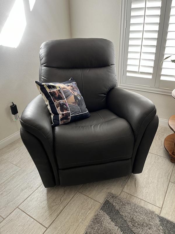 AMBROSE POWER ROCKER RECLINER WITH HEADREST AND LUMBAR SUPPORT