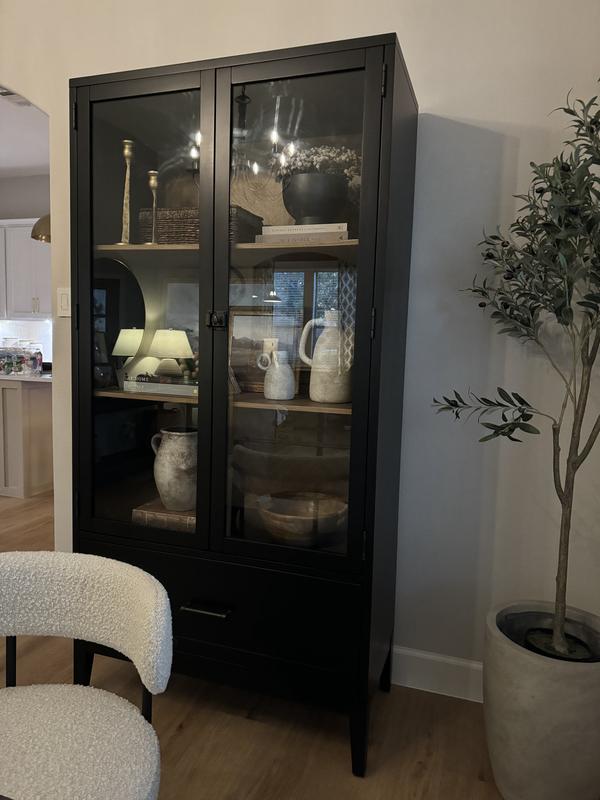 Magnolia home store curio cabinet