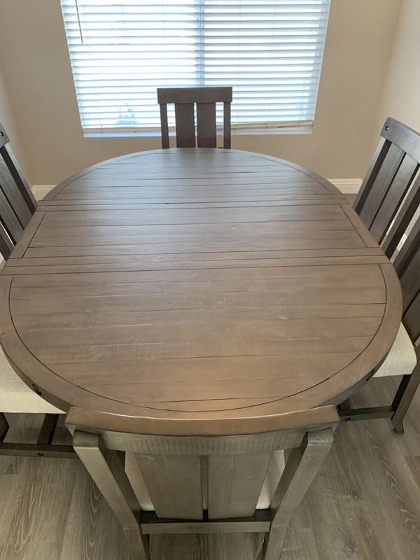 Jaxon grey round extension deals dining table