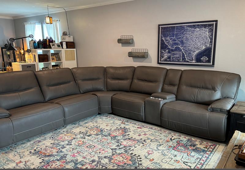 Marcus grey 6 piece outlet sectional