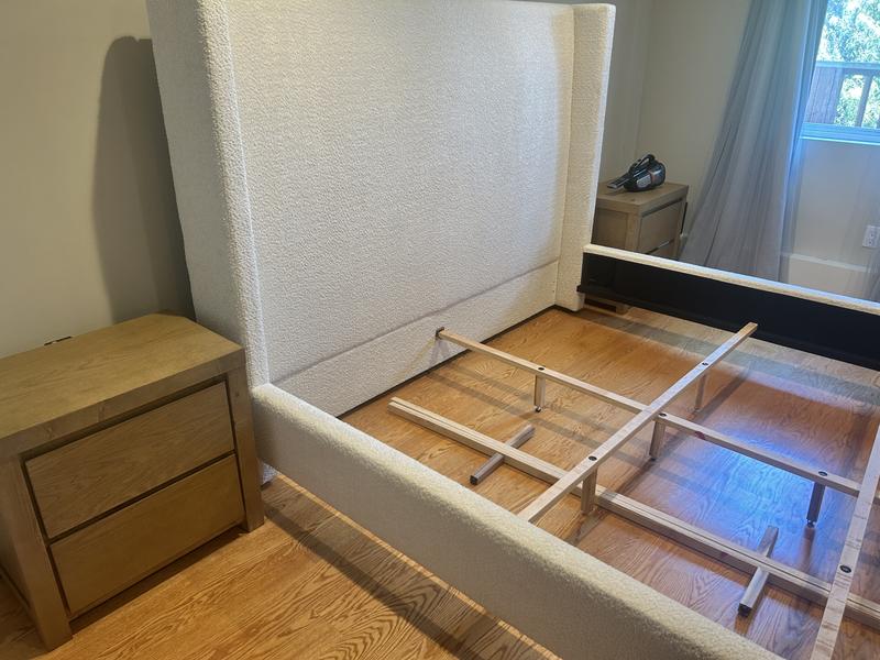 Nora Natural Wood 2-Drawer Nightstand With USB | Pine