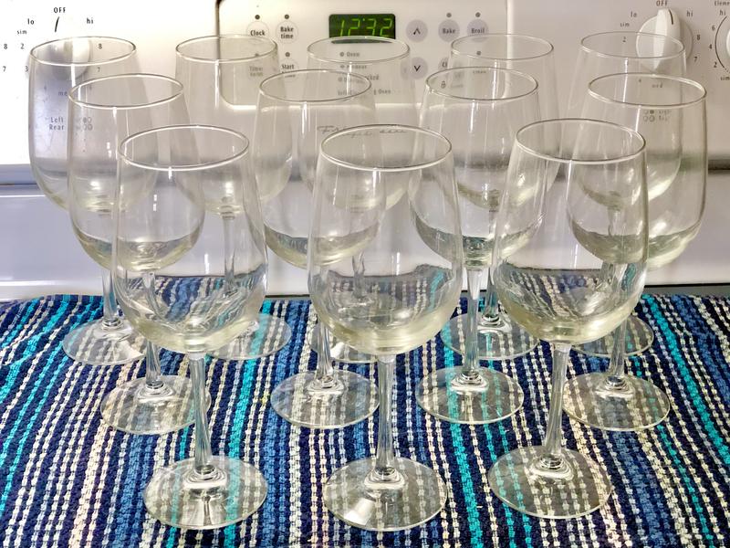 Libbey 7504 Vina Tall Wine Glasses, 18.5-ounce, Set of 12