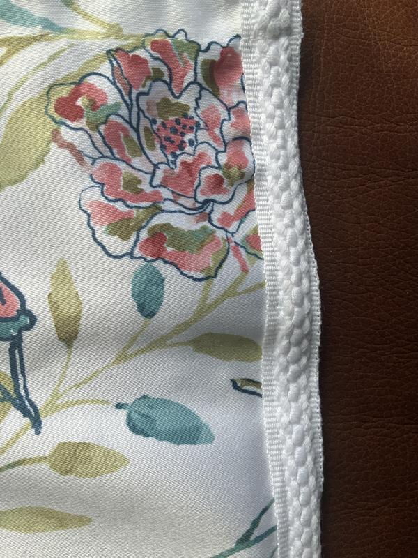 Bottom detail on hem.