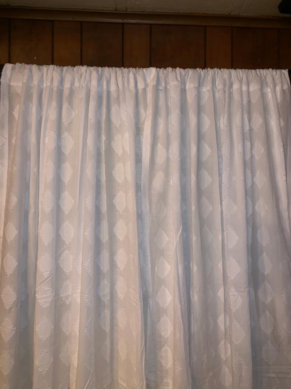 50" x 95" Details about   Archaeo Diamond Fray 100% Cotton Curtain Gold 