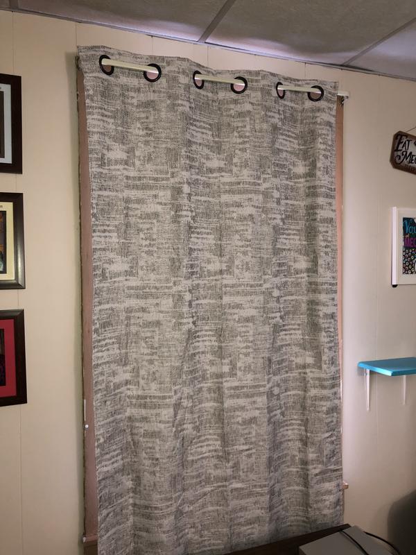 This pic actually looks brighter than the one with the panel open, because it darkened the room so much that the flash went off.