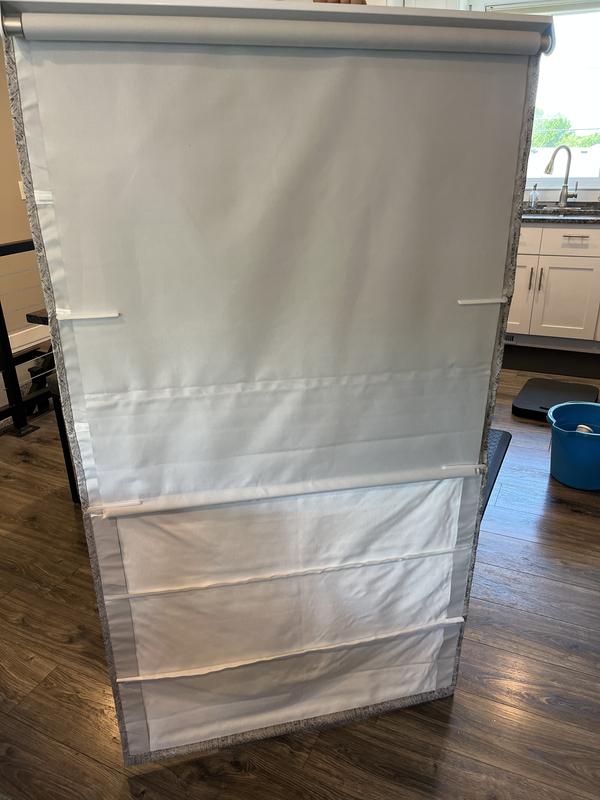 Back view of curtain