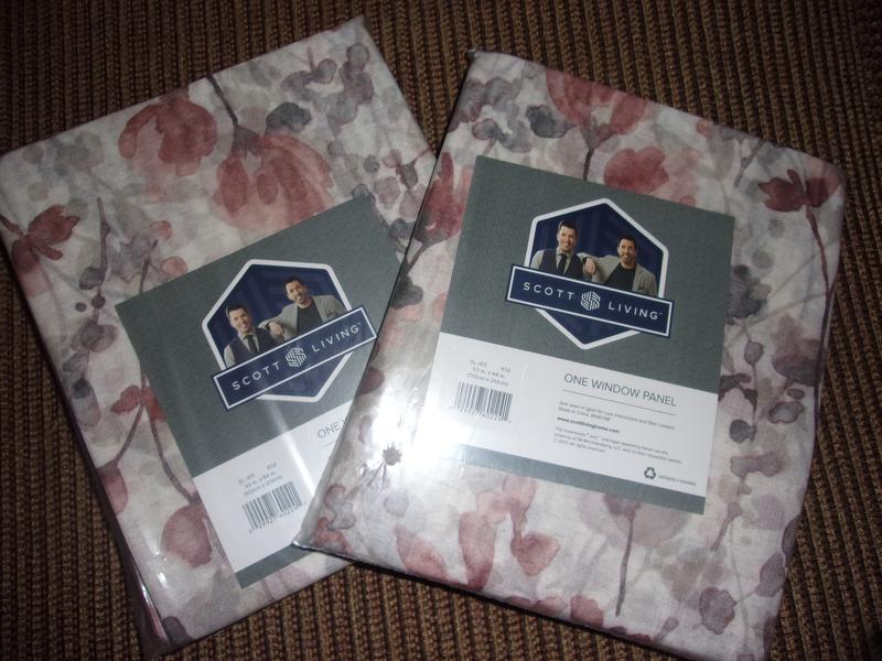 Jessa Watercolor Floral Linen Blend Sheer Rod Pocket Curtain Panel