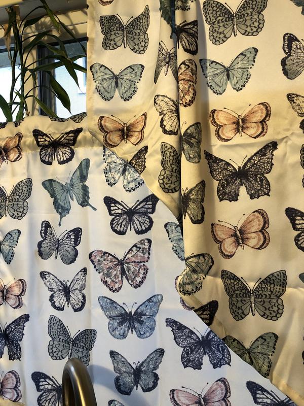 The butterfly pattern is delicate yet modern looking.