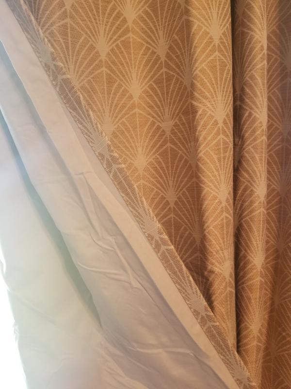 Extra fabric to keep the light out.