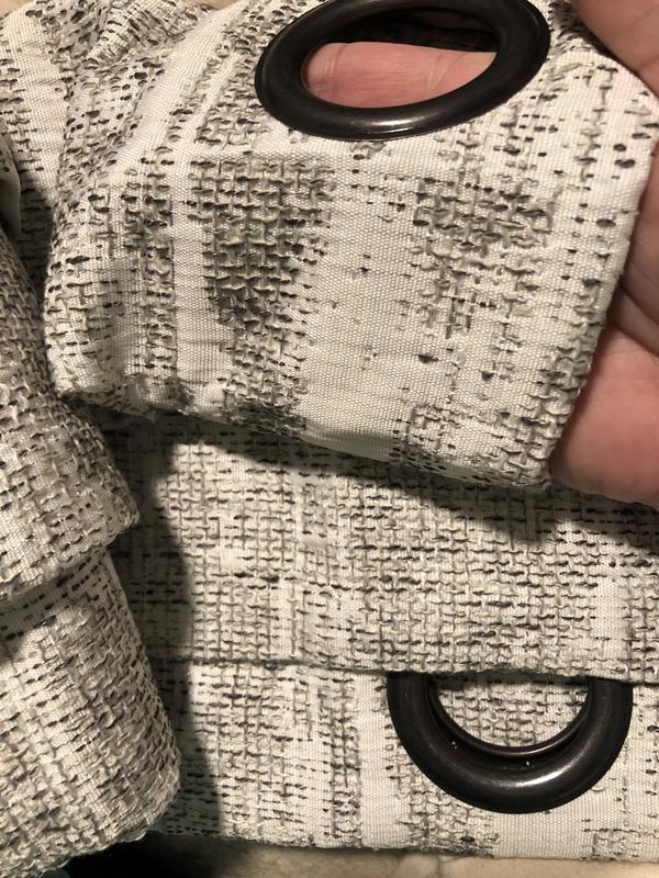 So you can see that you can’t see my hand through the fabric
