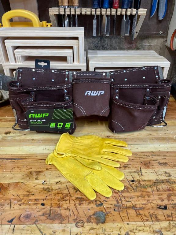 Tool Belt Pouch AWP GENERAL CONSTRUCTION Carpenter Tool Rig - Main Image