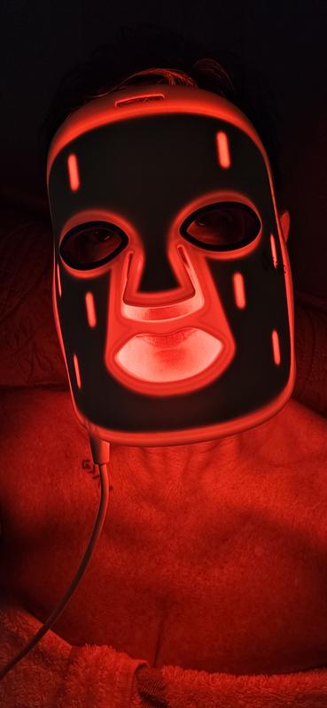 Customer photo for "Revitaglow Pro light therapy mask"