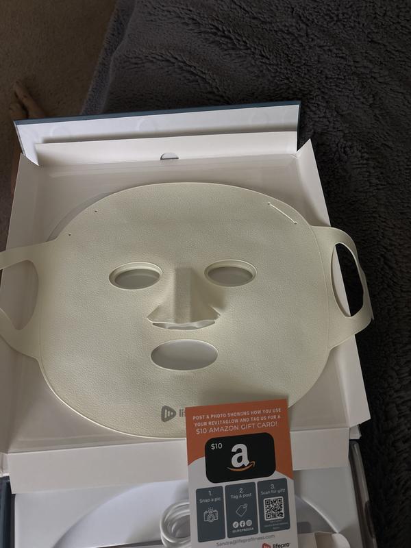 Lifepro LED Light Therapy Mask for Face & Neck - Red Light LED Mask, 3 ...