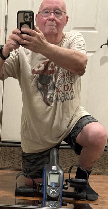 Customer photo for "Best portable exercise bike."