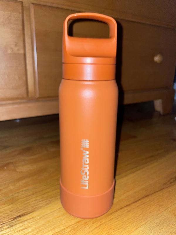 LIFESTRAW Go Water Bottle in Grey with Filter LSG201GY09 - The Home Depot