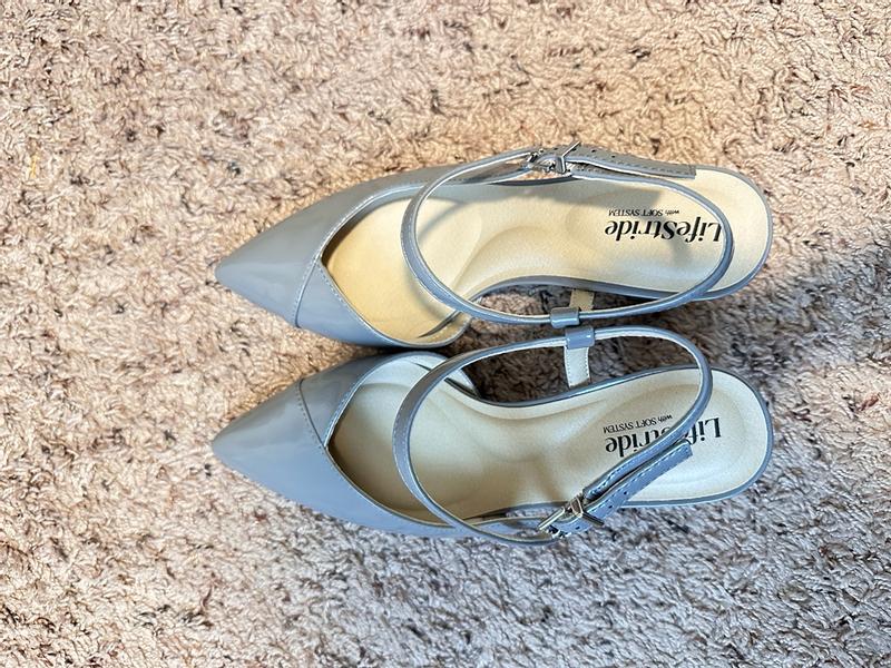 Customer photo for "Comfy and chic heels"