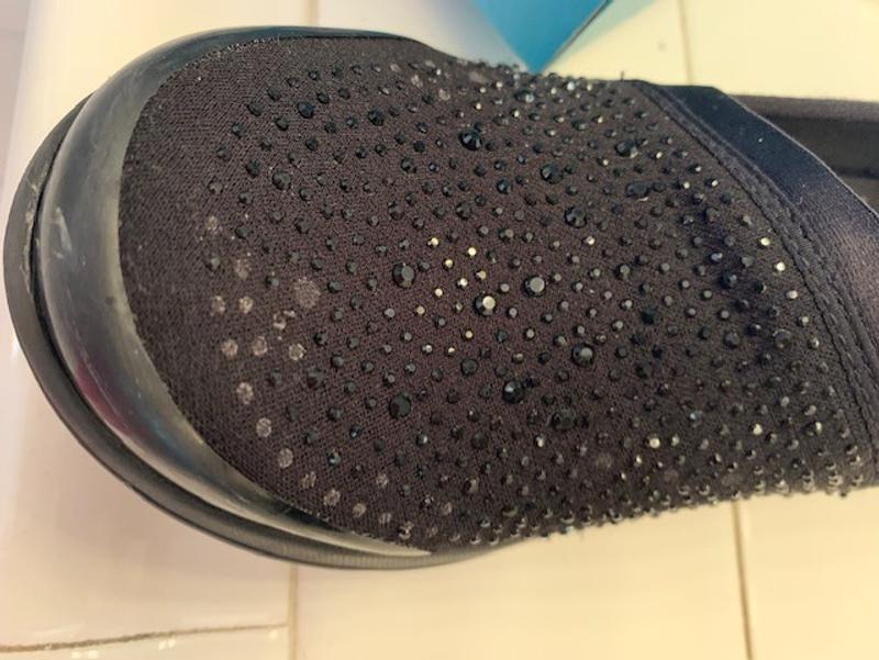 Now the shoes are busted.