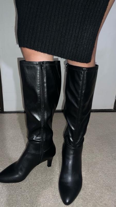 LifeStride Gracie 2 Faux Leather Wide Calf Knee-high Boots in