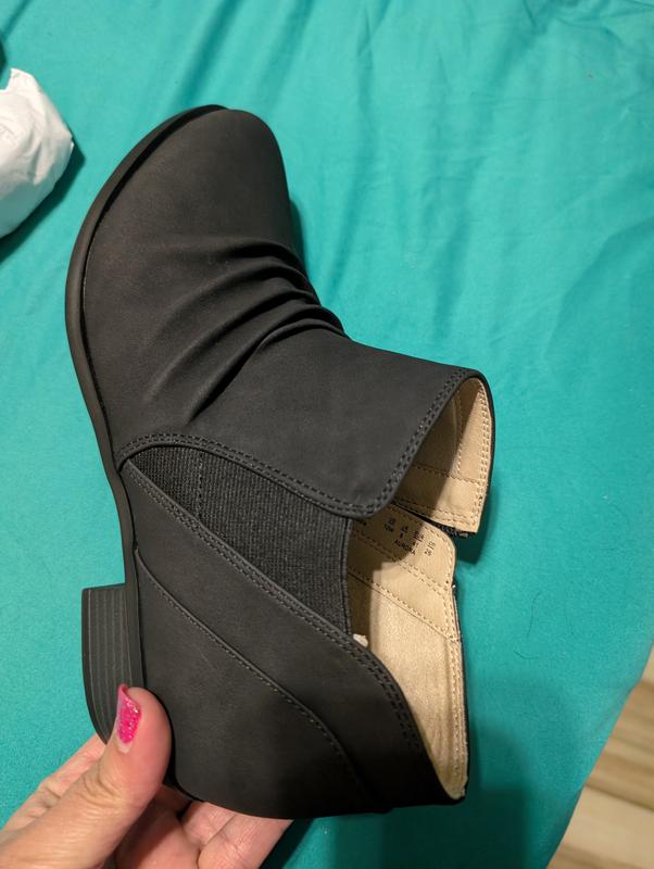 Toe hitting the front