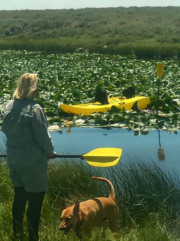 Only my foot is visible