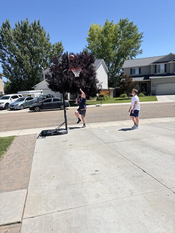 New basketball hoop