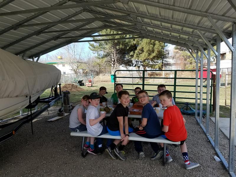 9 of our 10 11 year old basketball team kids