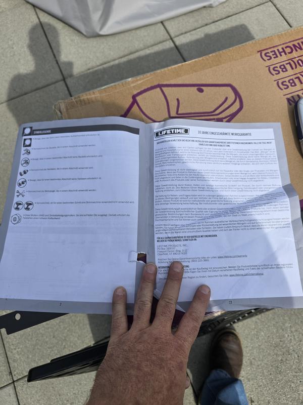 No assembly instructions