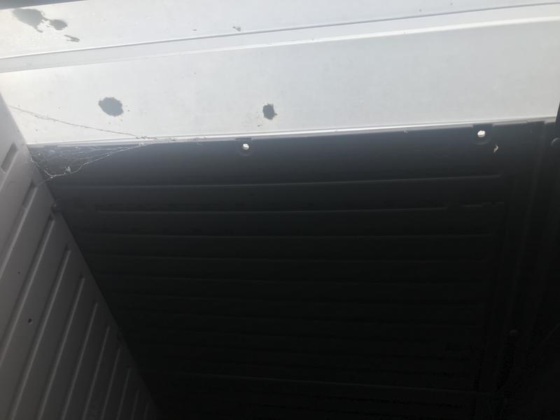 Another view of screws falling out