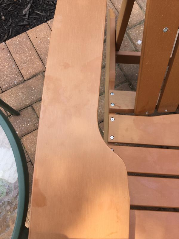 Photo submitted with review of product