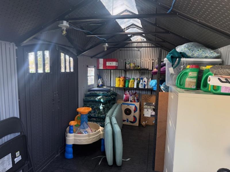 Inside Tool Battery Charger on Shelf