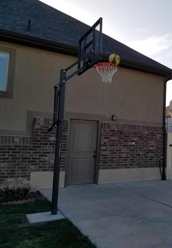 Installed standard using ground sleeve.