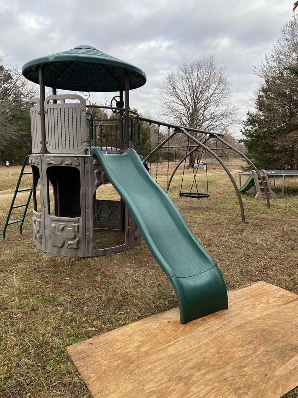 Lifetime adventure tower playset with hot sale spider swing