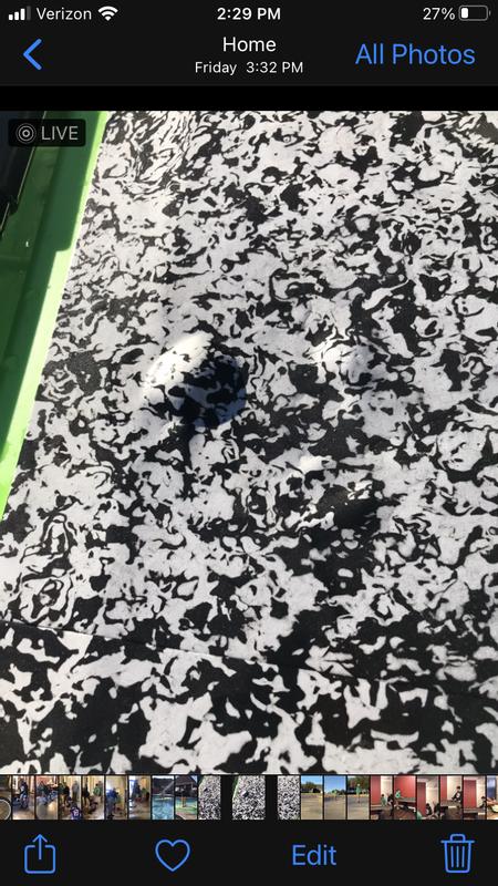 Photo submitted with review of product