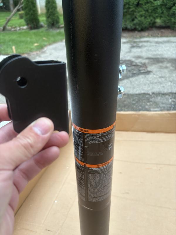 Missing pre-drilled holes to facilitate assembly