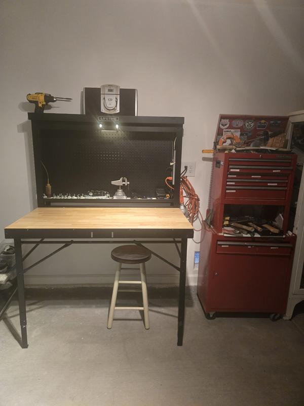 Very Happy and starting to place what tools are going in.