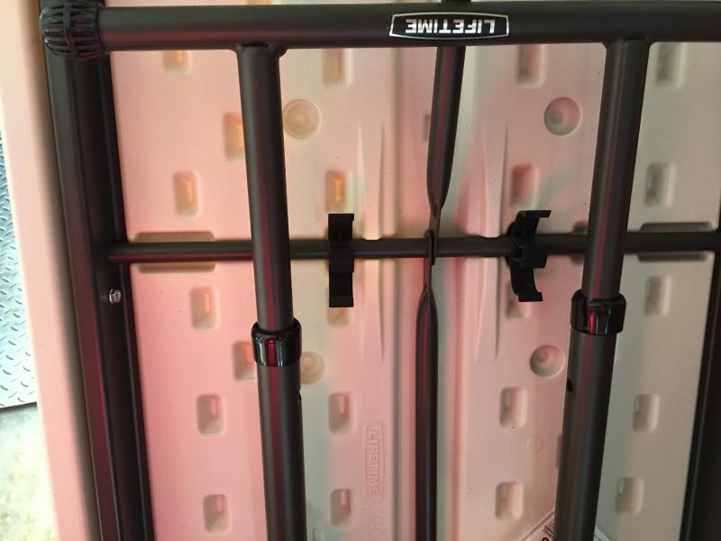 unable to make change the leg length and they no longer fit the storage brackets